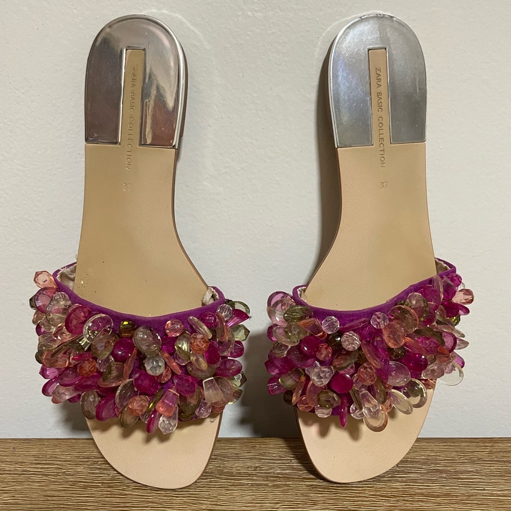 Zara beaded sandals
